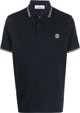 Stone Island Patch Polo Shirt Navy 10152SC18-A0020