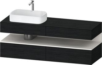 Duravit Qatego Meuble Sous-lavabo En Console, 2 Tiroirs, 2 - Duravit