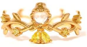 Girls Crew x Disney Beauty & The Beast Belle Ring in Gold at Nordstrom, Size 4.5