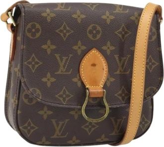 Louis Vuitton Pre-owned Cross Body Bags, female, Brown, Size: ONE SIZE Pre-owned Vintage Canvas Cross Body Bag