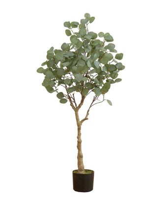 Nearly Natural 4Ft Artificial Eucalyptus Tree