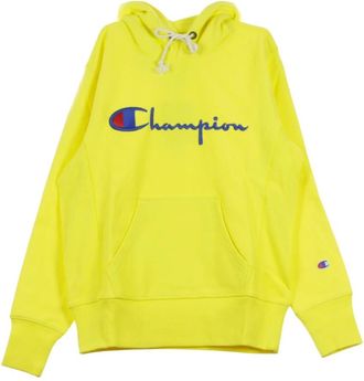 Champion Gele Hoodie voor mannen - Heren - Hoodies - Geel - M - Hoodies & sweatvesten