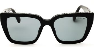 Swarovski SK601310101 Acetate Frame Sunglasses - Black