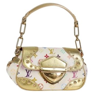 Louis Vuitton Pre-owned Monogram Multicolor Canvas Schoudertas - Dames - Pre-owned - Wit - Maat: ONE Size Leer