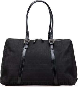 Fendi Pre-owned Womens Canvas Tote Bag - Black Textile - One Size