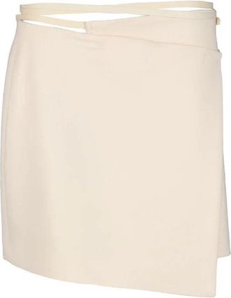 Sportmax Mini Skirt Wool/Elastane - Peach