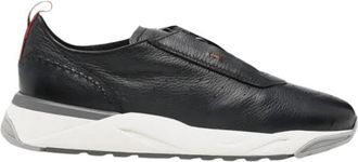 Santoni Mbim 22073 Sneakers - Heren - Sneakers - Blauw - 44 EU - Schoenen
