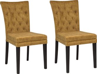 HOME AFFAIRE 4-Fussstuhl »Colorado« (Set) 2 Stk.Beine aus Buche, wengefarben lackiert, Im 2er, 4er oder 6er-Set