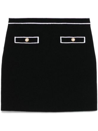 Alice & Olivia Cotton Mini Skirt