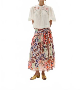 Carolina K Ines Skirt In Punta Print