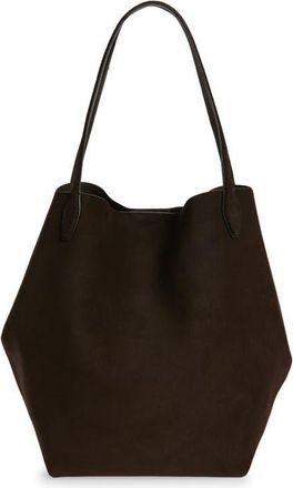 Madewell Oversize Suede Shopper in Dark Carob at Nordstrom