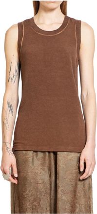 Uma Wang Mujer, Camisetas, Marrón, Talla: S