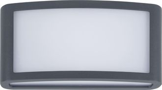 Forlight Zenitha Aplique Exterior Negro Con Led Blanco C&aacute;lido 3000k - Forlight