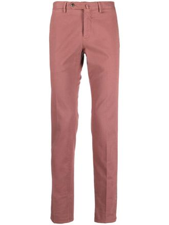 Pantaloni Torino mid-rise tapered chinos - Pink