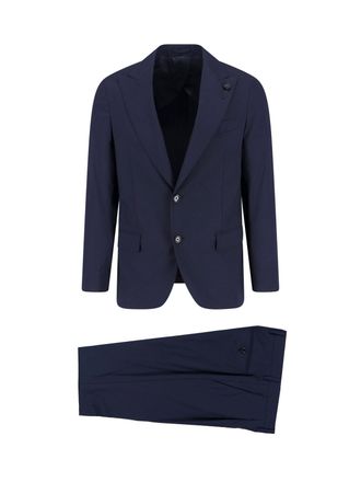Lardini Single-breasted Suit Blue