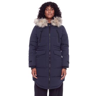 Alpine North UKON - Vegan Down Drawstring Winter Parka in Navy at Nordstrom, Size X-Large