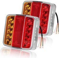 OEM Luces Traseras Para Remolque De 2 Piezas, 26 Led, 12 V, Intermitentes, Luces De Freno, Reflectores, Luces De Matr&iacute;cula, Impermeables Ip67, Multifuncio