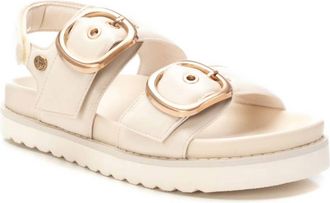 Xti Womens Buckle Sandals In Ice