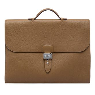 Herm&egrave;s Pre-owned Hermes Togo Sac a Depeches 40 Briefcase Mens O63CJH8ZT8380WZR