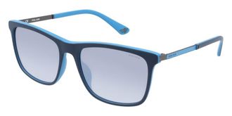 Police SPLA56 RECORD 1 WTRX Mens Sunglasses Blue Size 56