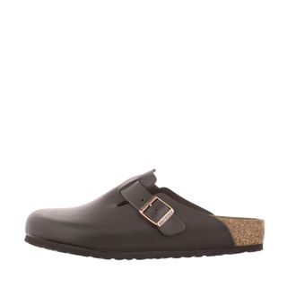 Birkenstock Boston Regular Fit - unisex - Slip ons - Bruin - 43 EU - Leer - Schoenen