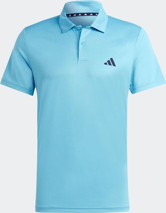 adidas Poloshirt ADIDAS PERFORMANCE TR-ES BASE POLO, Herren, Gr. 3XL, schwarz (preloved blau, schwarz), Obermaterial: 100% Polyester, Shirts Poloshirt