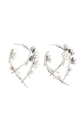 Shaun Leane Orecchini a fiore in argento sterling