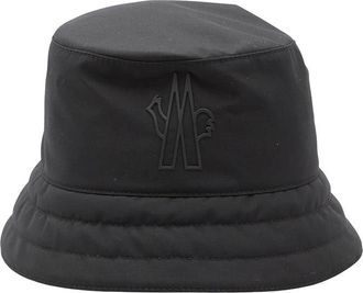 Moncler Black Logo Bucket Hat
