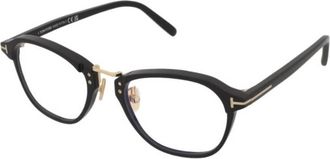 Tom Ford Blue Light Block Oval Mens Eyeglasses FT5727-D-B 001 53