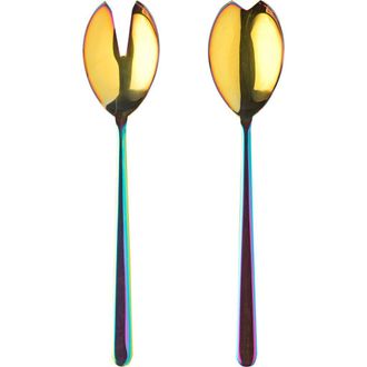 Mepra Linea Salad Serving Set - 2 Pieces in Rainbow at Nordstrom