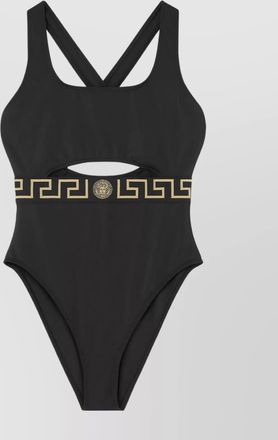 Versace cutout one-piece swimsuit