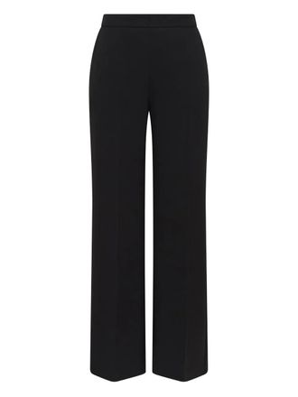 Maliparmi pressed-crease trousers - women - Polyester - 40 - Black