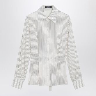 Dolce & Gabbana Pinstriped Shirt In And