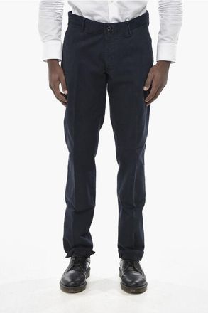 Incotex Slim-Fit Stretch Cotton Trousers size 36