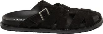 Steve Madden Marlon Sandal BLACK SUEDE