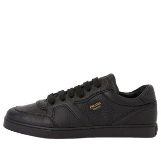 Prada FS25 Leather Sneakers Black 2EE442-013-F0002