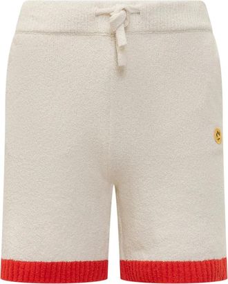 Barrow Logo Trim Sweatshorts - Heren - Korte Broeken - Beige - L - Korte Broeken