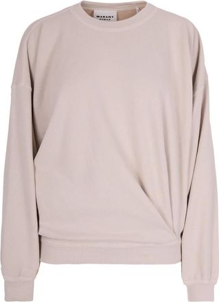 Isabel Marant Sauria Sweatshirt - Dames - Sweatshirts - Beige - S - Katoen - Hoodies & sweatvesten