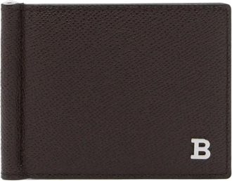 Bally embossed bifold leather wallet - Brown