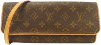 Louis Vuitton Pre-owned Clutches, female, Brown, Size: ONE SIZE Pre-owned Pochette Shoulder Bag