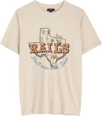 Rails T-shirt boyfriend - Toni neutri