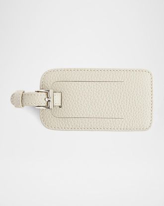 Royce Leather Monogrammed Leather Luggage Tag