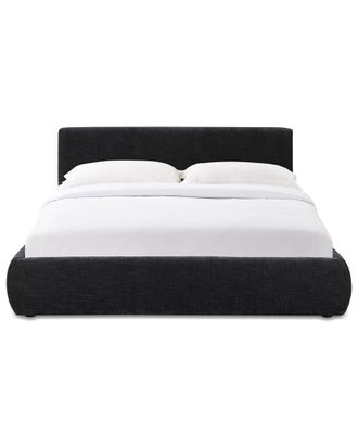 TOV Furniture Tov Furniture Isla Charcoal Textured Velvet Queen Bed
