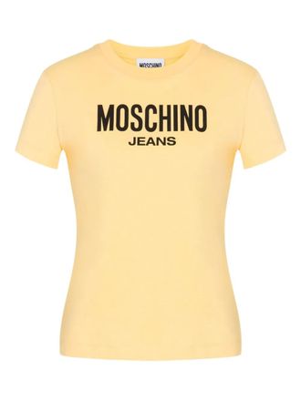 Moschino T-shirt con logo - Giallo