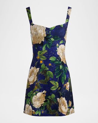 Alice & Olivia Twilight Eve Sweetheart Mini Dress