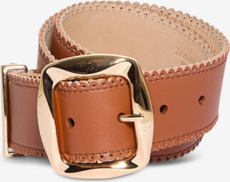 Zimmermann Glatte Lederg&uuml;rtel Kaia Deco - 4 cm