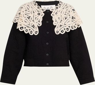 Sea New York Adelina Battenberg Lace Jacket