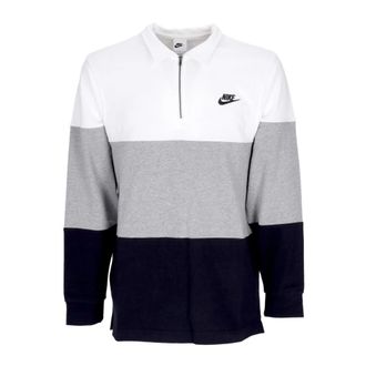 Nike Longsleeve Club Plus Colourblock Top - Heren - Fitness - Veelkleurig - XS - Katoen - Fitness