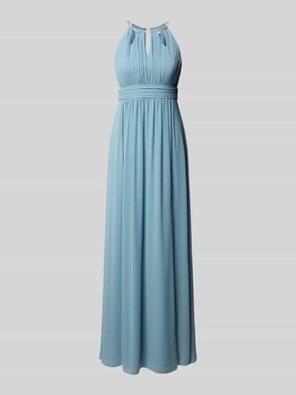 Jake*s Abendkleid mit gelegten Falten in Ocean, Gr&ouml;&szlig;e 44