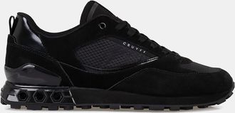 Cruyff Mens Snyper Hex-Tech Trainers in Black Mesh - Size UK 10